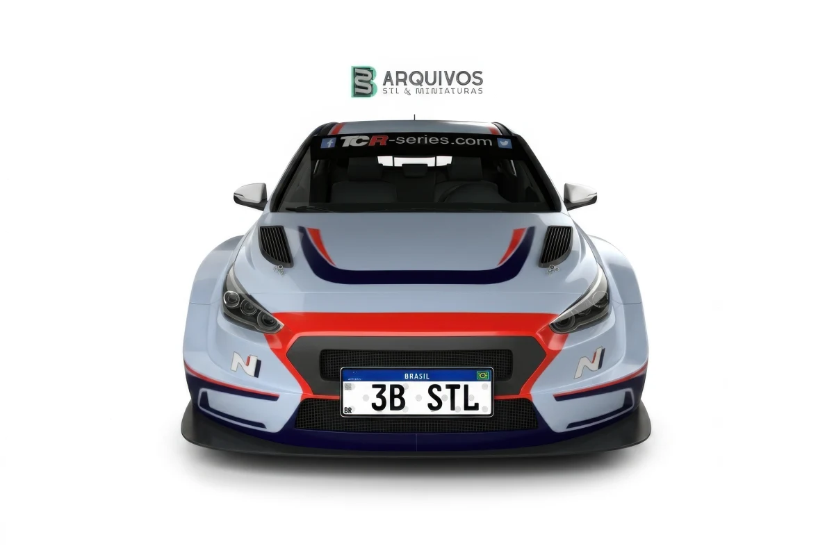 Modelo 3D STL - Hyundai i30 N TCR hatchback 2020 — foto 4
